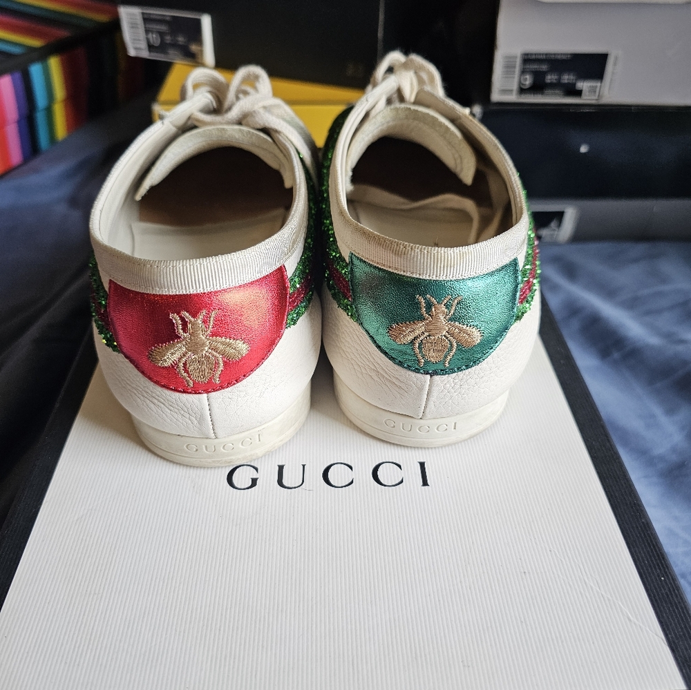 Gucci cream falacer sneaker